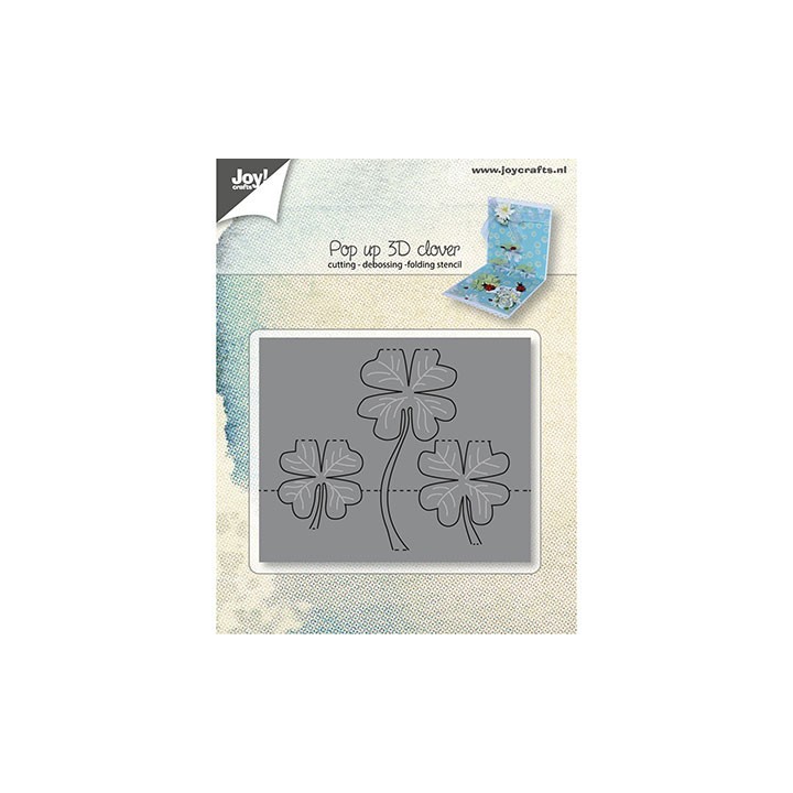 (6003/2016)Cutting, Embossing & Debossing Pop up - 3D Clover