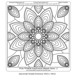 (TP3463E)PCA® EasyEmboss Majestic Gems -2