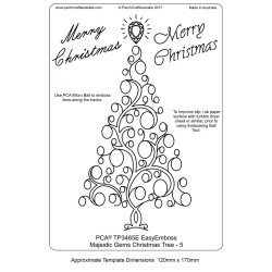 (TP3465E)PCA® EasyEmboss Majestic Gem Christmas Tree - 5