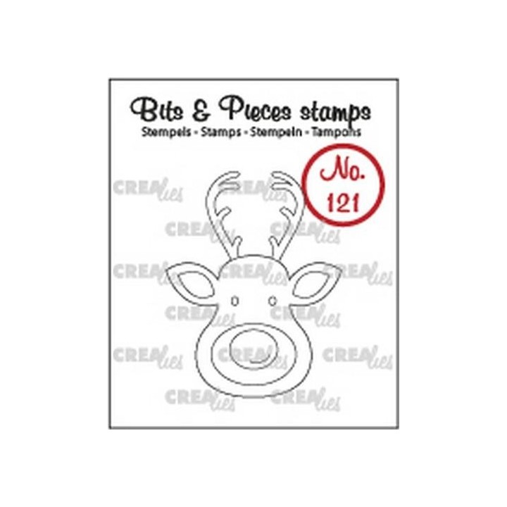 (CLBP121)Crealies Clearstamp Bits&Pieces no. 121 Reindeer