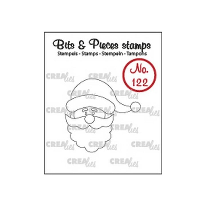 (CLBP122)Crealies Clearstamp Bits&Pieces no. 122 santa claus