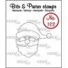 (CLBP122)Crealies Clearstamp Bits&Pieces no. 122 santa claus