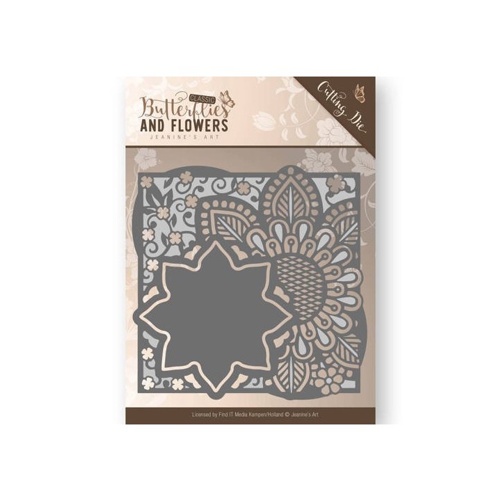 (JAD10018)Die - Jeanine's Art - Classic Butterflies and Flowers - Flowers Frame