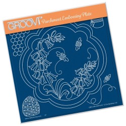 (GRO-AN-40816-03)Groovi Plate A5 LINDA'S BUMBLE BEES