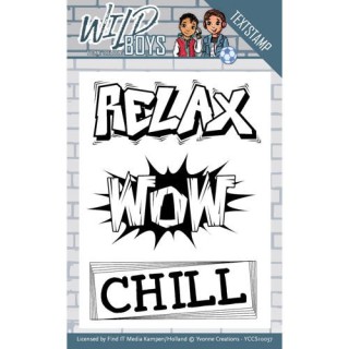 (YCCS10037)Clearstamp - Yvonne Creations - Wild Boys