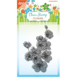 (6410/0455)Clear stamp Flowers