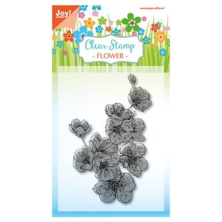 (6410/0455)Clear stamp Flowers