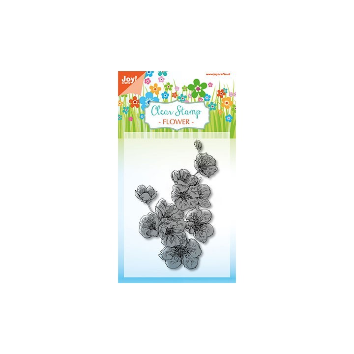 (6410/0455)Clear stamp Flowers