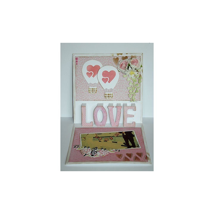 (6003/2020)Cutting, Embossing & Debossing Pop up - 3D Hearts