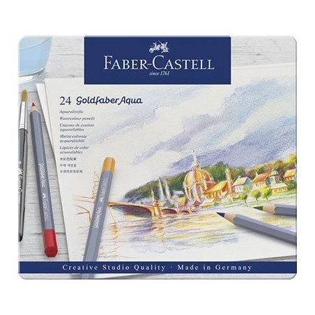 (114624)Faber Castell Goldfaber aqua 24 pcs