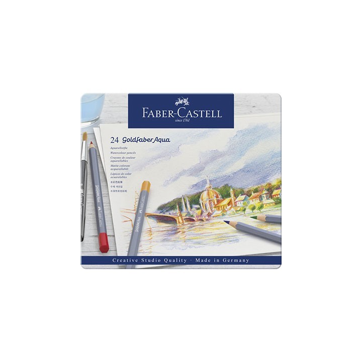 (114624)Faber Castell Goldfaber aqua 24 pcs