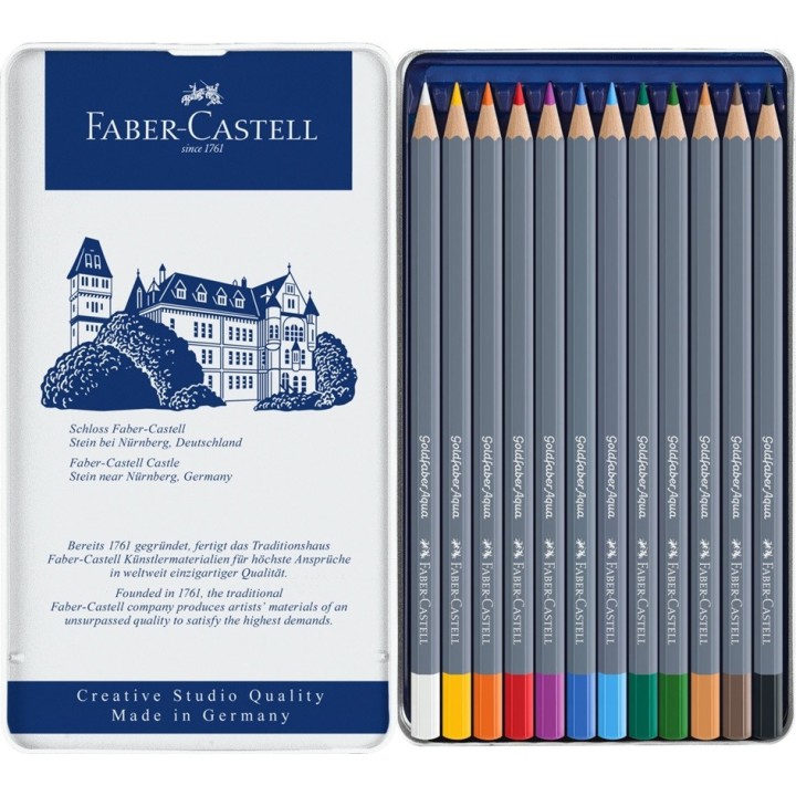 (114612)Faber Castell Goldfaber aqua 12 pcs