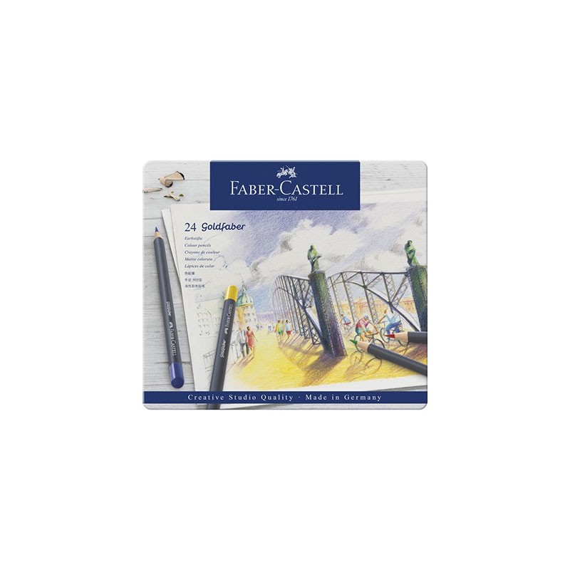 (114724)Faber Castell Goldfaber color pencil 24 pcs