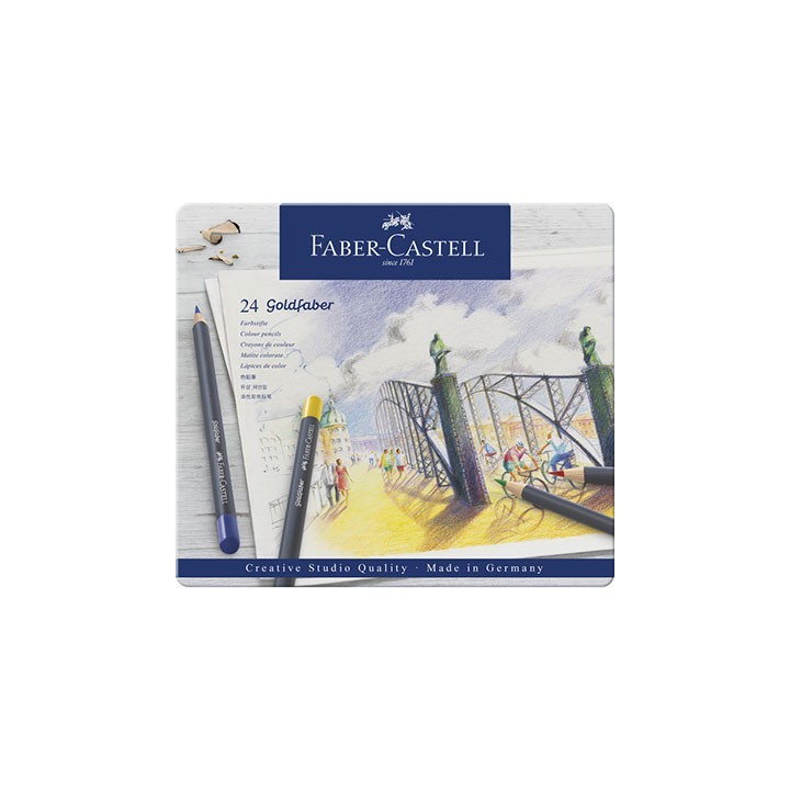 (114724)Faber Castell Goldfaber color pencil 24 pcs