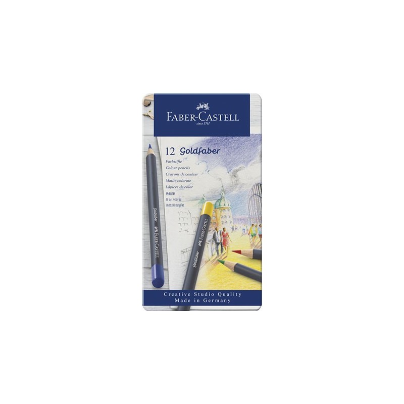 (114712)Faber Castell Goldfaber color pencil 12 pcs
