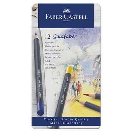 (114712)Faber Castell Goldfaber color pencil 12 pcs