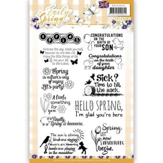(PMCS10025)Textstamp - Precious Marieke - Early Spring - Tekst Engels