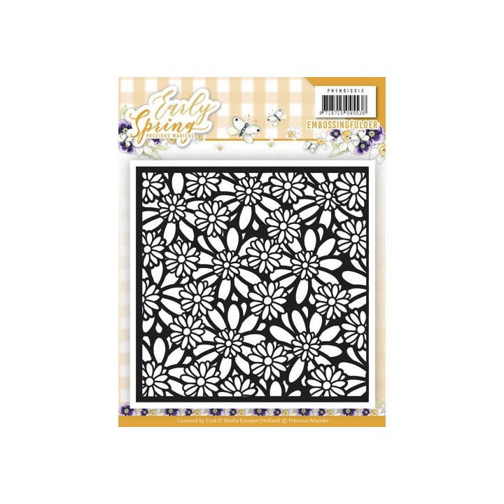 (PMEMB10013)Embossingfolder - Precious Marieke - Early Spring