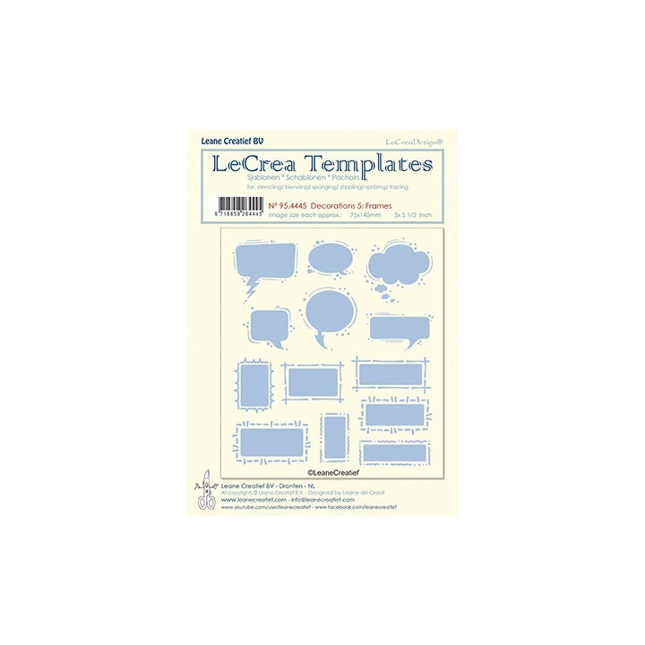 (95.4445)LeCrea Templates Frames