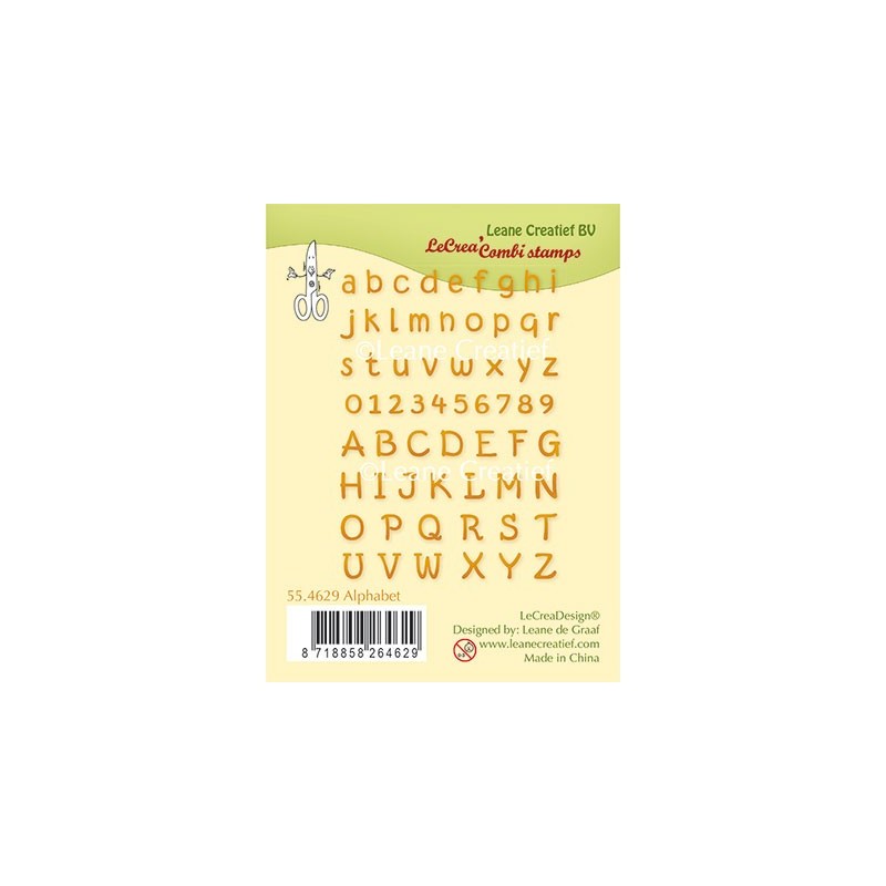 (55.4629)Clear stamp Alphabet & numbers