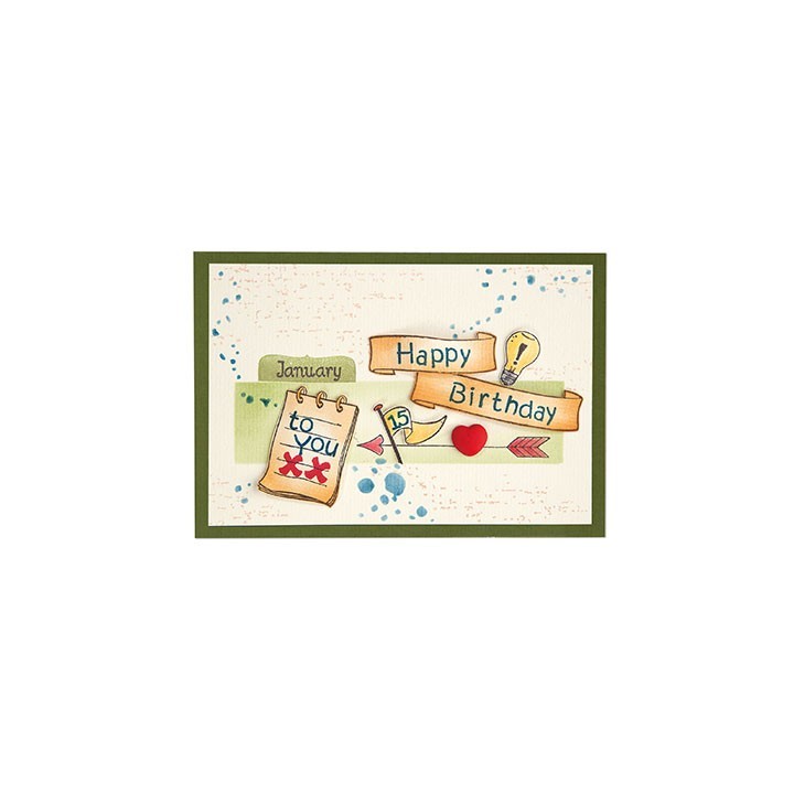 (55.4629)Clear stamp Alphabet & numbers