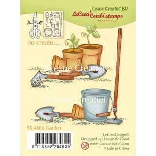 (55.4605)Clear stamp Garden