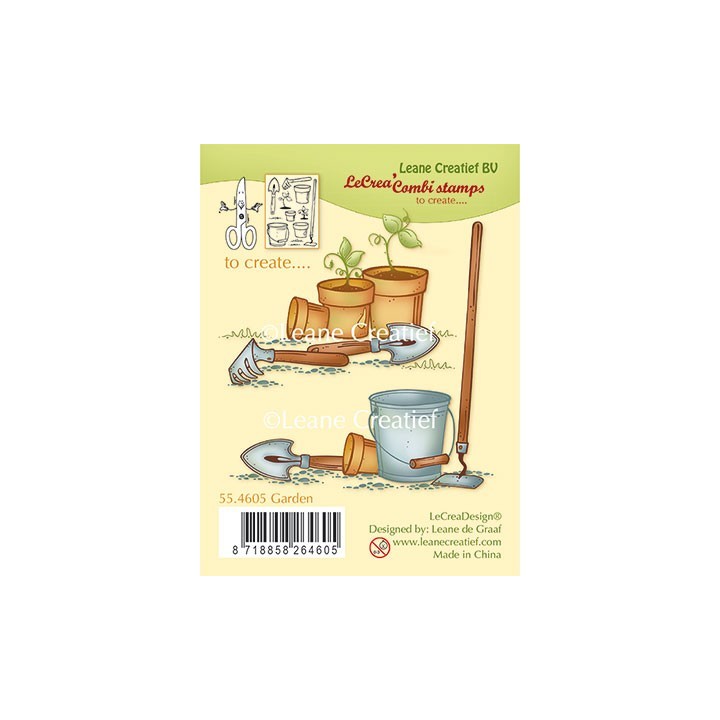 (55.4605)Clear stamp Garden
