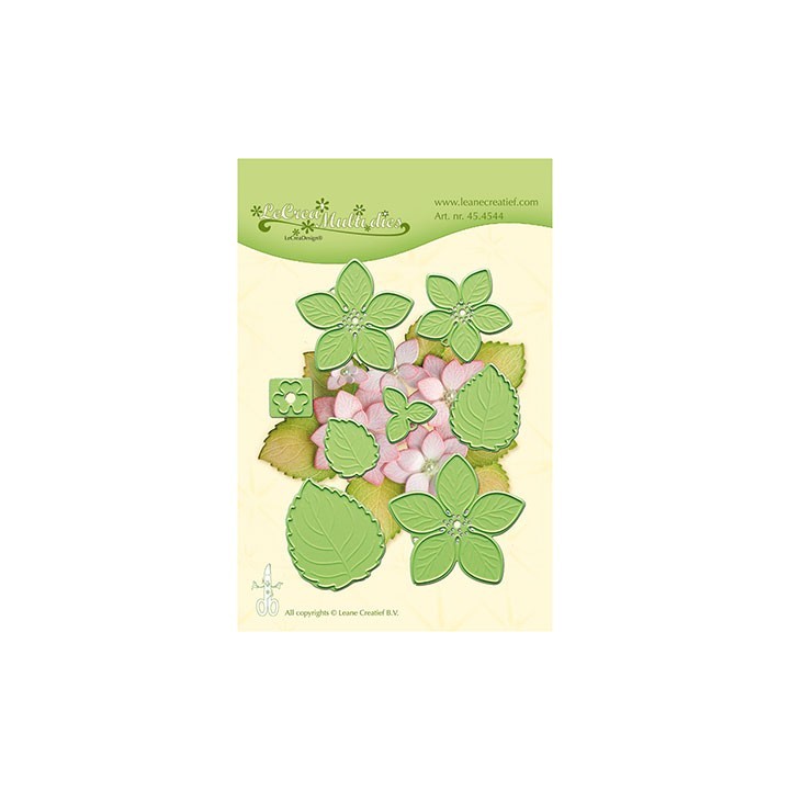 (45.4544)Lea'bilitie mal die Cutting/Emb. Multi die flower 011 Hydrangea