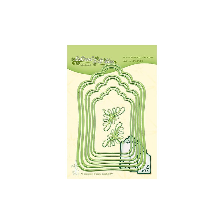 (45.4513)Lea'bilitie mal die Cutting/Emb. Labels large