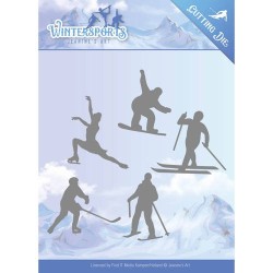 (JAD10030)Die - Jeanine's Art - Wintersports - Winter Sporting