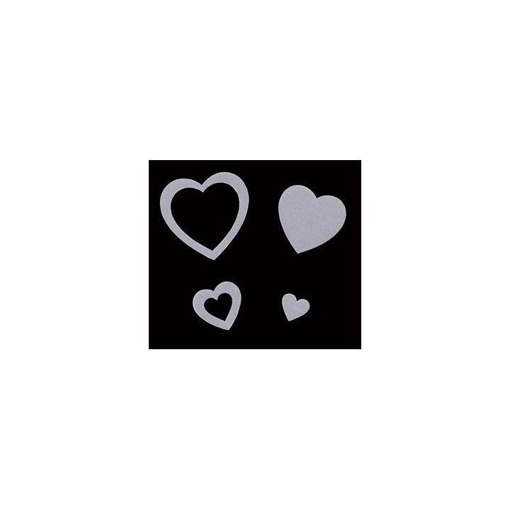 (TP7156EC)PCA® EasyCut 10 Nested Hearts
