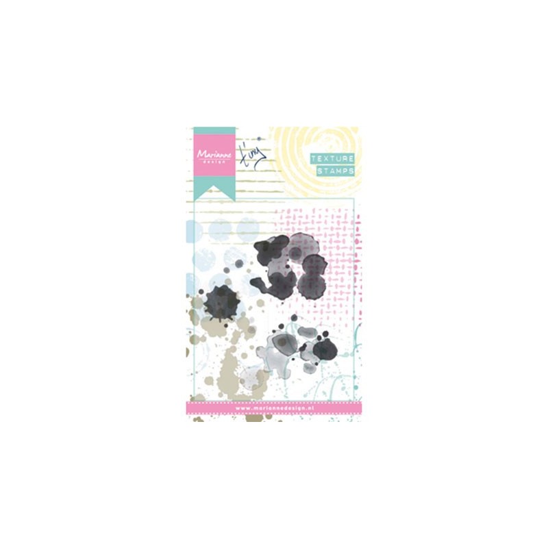 (MM1617)Clear Stamp Background Tiny's stains