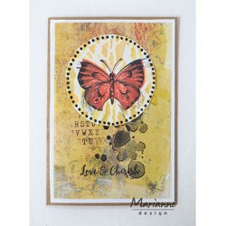 (MM1617)Clear Stamp Background Tiny's stains