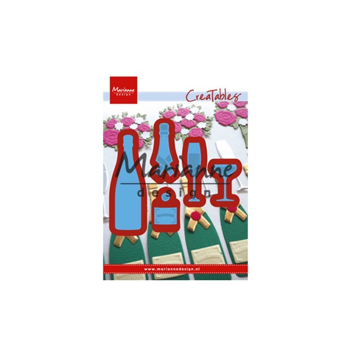 (LR0504)Creatables stencil Champagne