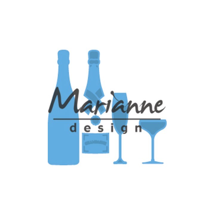 (LR0504)Creatables stencil Champagne