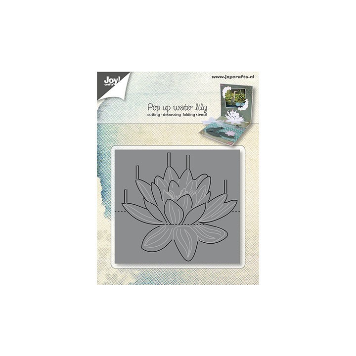 (6003/2017)Cutting, Embossing & Debossing Pop up - Water Lily