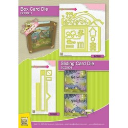 (SCD004)Nellie's Sliding card dies design-4