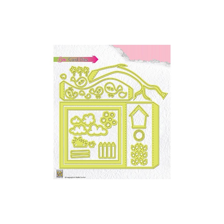 (BCD001)Nellie's Box card dies