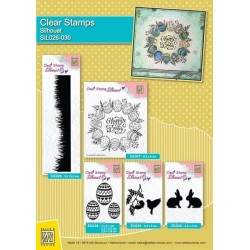 (SIL025)Nellie`s Choice Clearstamp - Silhouette Mandala(SIL026)Nellie`s Choice Clearstamp - Spring meadow
