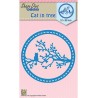 (SDB020)Nellie's Shape Dies blue Cat in tree
