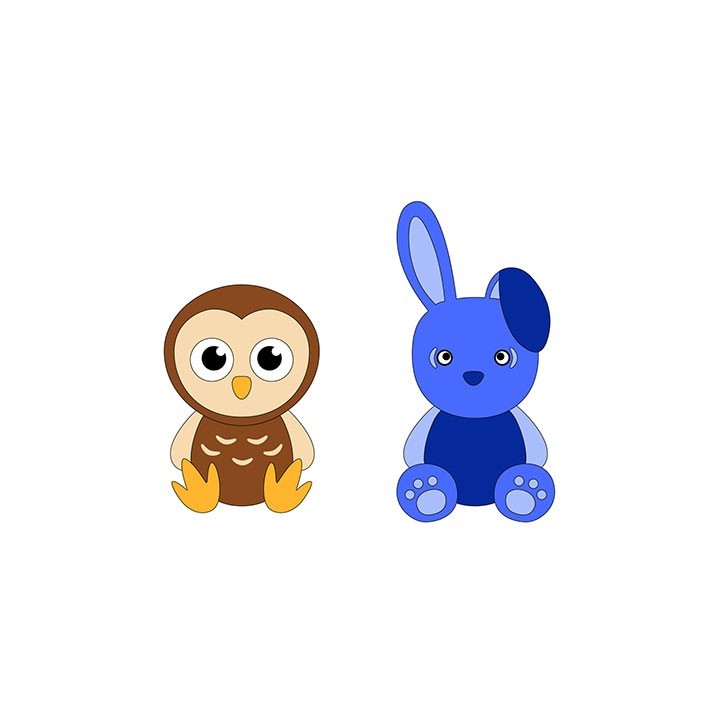 (DDD009)Nellie's Shape Dies DADA Hare & Owl