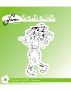 (BLS1027)By Lene Girl-3 Clearstamp