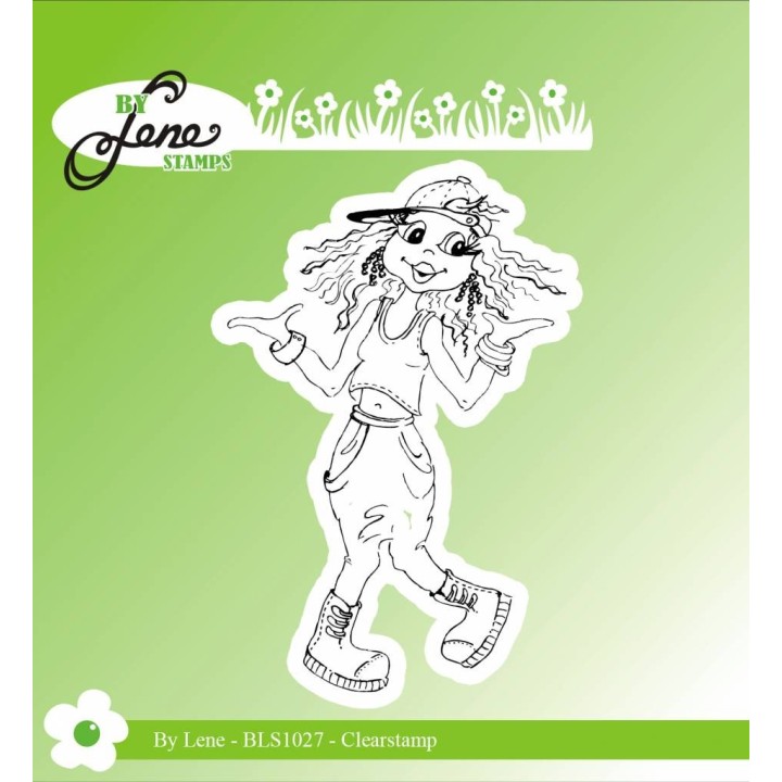 (BLS1027)By Lene Girl-3 Clearstamp