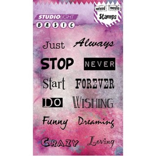 (STAMPSL267)Studio light Stamps Basics A6 Nr 267