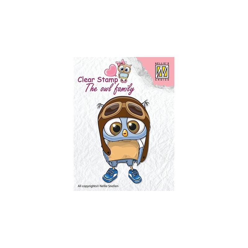 (CSO009)Nellie`s Choice Clearstamp - The owl family -  Pilot
