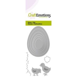 (115633/0206)CraftEmotions Die - Eggs with chicks