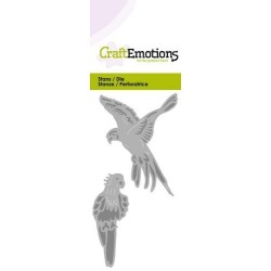 (115633/0211)CraftEmotions Die - parrot Card