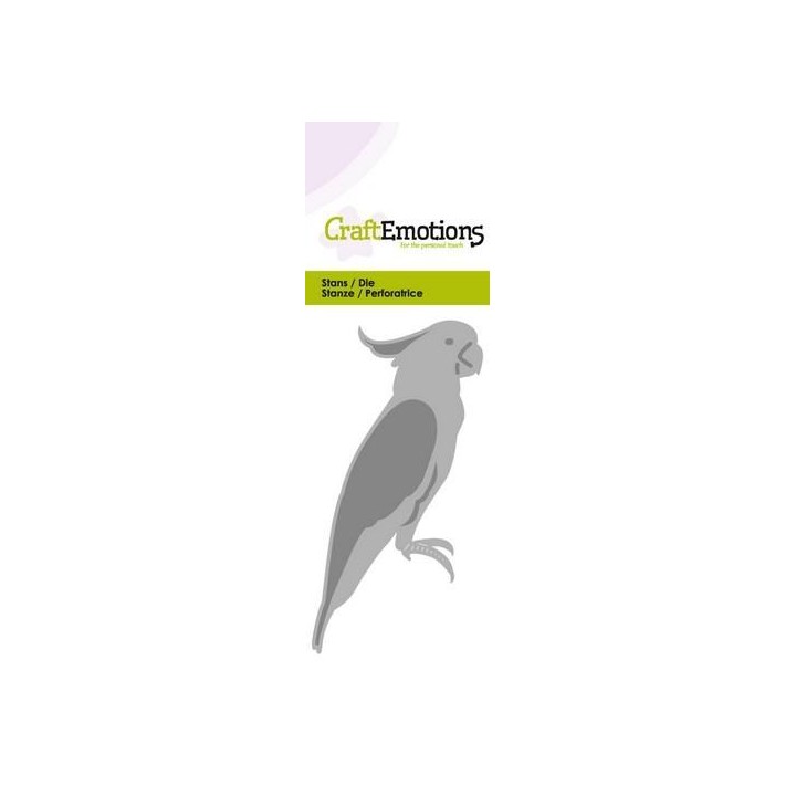 (115633/0212)CraftEmotions Die - Cockatoo
