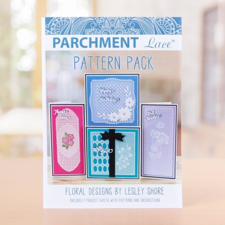 (433246)Parchment Lace Pattern Pack - Floral by Lesley Shore