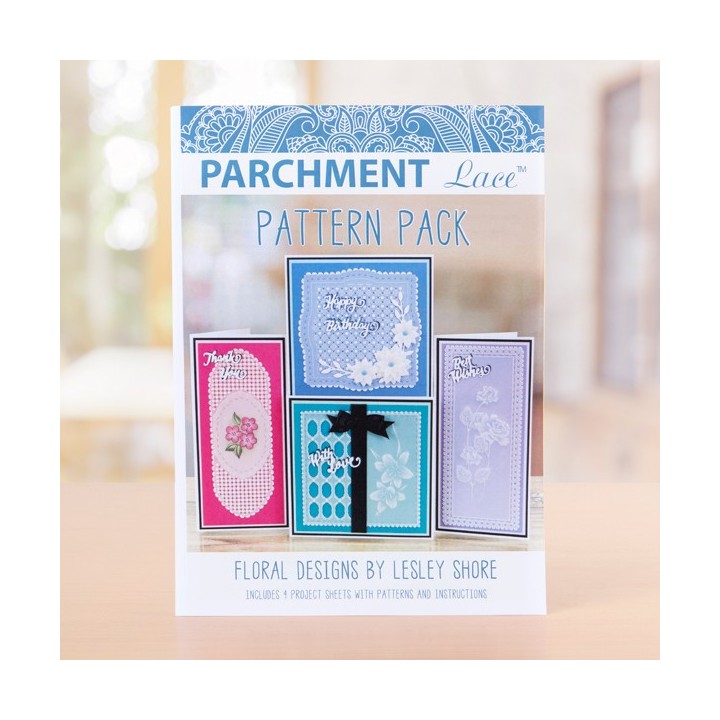 (433246)Parchment Lace Pattern Pack - Floral by Lesley Shore